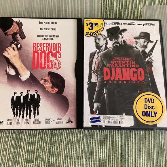 Reservoir Dogs and Django Unchained DVDS - Picture 1 of 7